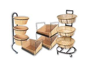 WICKER BASKET DISPLAYS