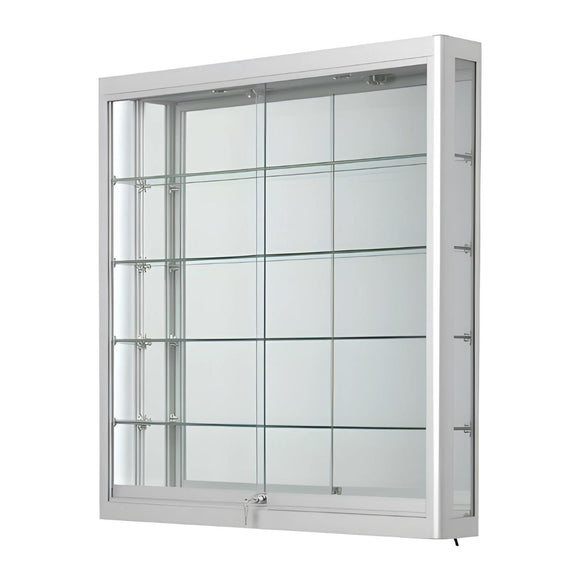 40″ SILVER ALUMINUM WALL MOUNTED CASE