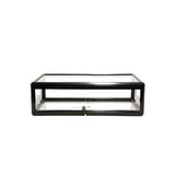 BLACK ALUMINUM SHOWCASE