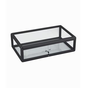 BLACK ALUMINUM SHOWCASE