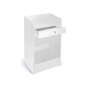 CASH REGISTER STAND WHITE 24"(L) x 18"(W) x 38"(H)