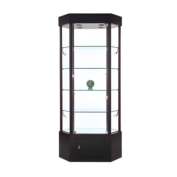 ELONGATED HEXAGON LIGHTED TOWER SHOWCASE 33