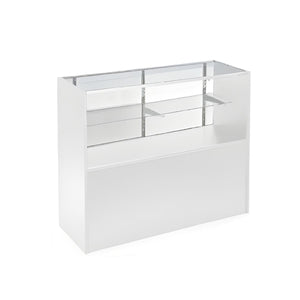 HALF VISION SHOWCASE WHITE 48" and 72" variants