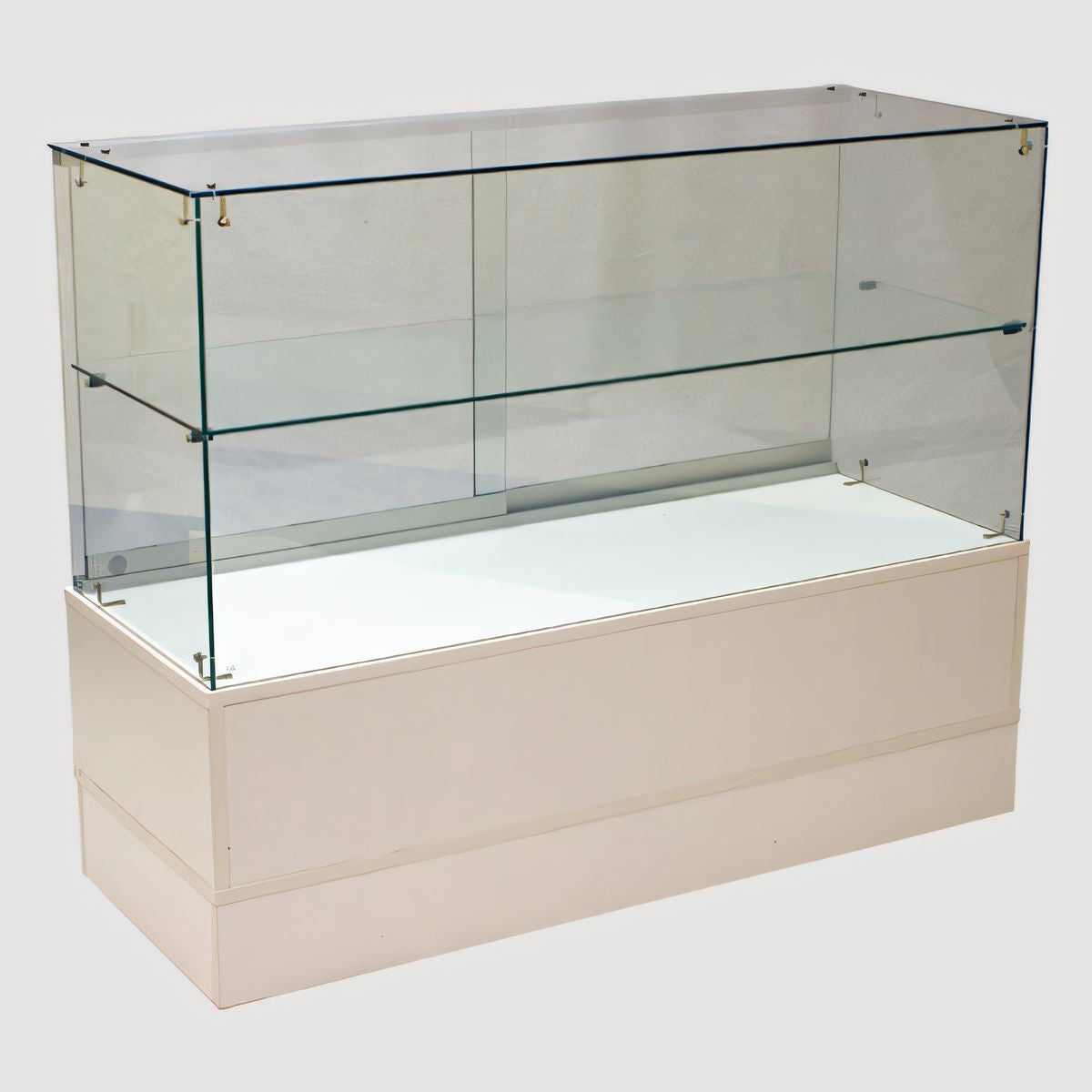 Half Showcase Half Vision Showcase 48''L x 18''W x 38''H – Wholesale Store Fixture ...