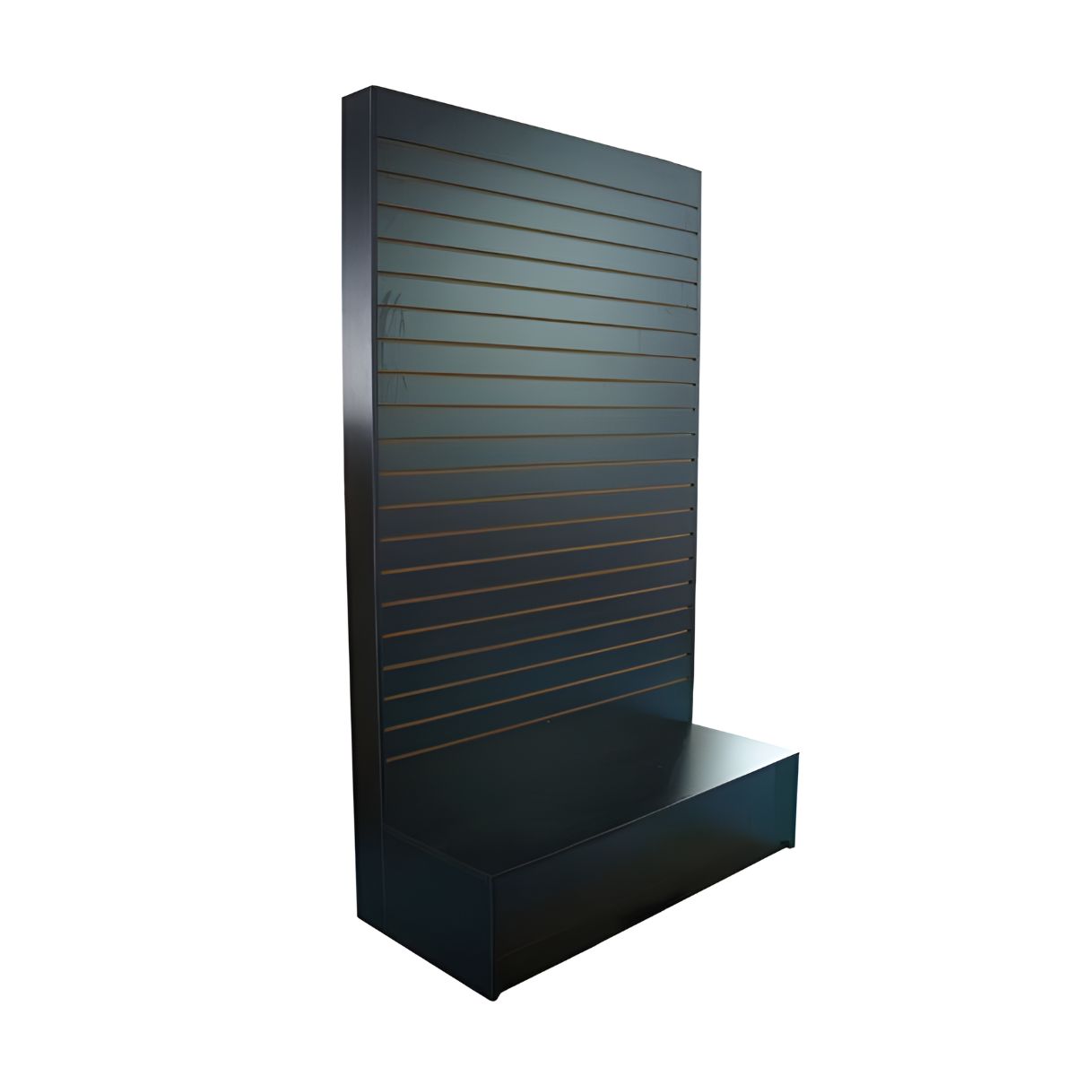 L Shape Store Display L-Shaped Slatwall Display Black – Wholesale Store Fixture & Fine Carpentry