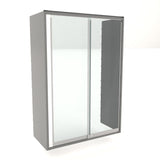Lozier Gondola Security Case with Locking Glass Doors 48W x 84H x 16D