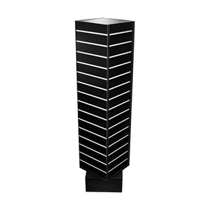 Rotating Unit Fixture Rotating Slatwall Display Black – Wholesale Store Fixture & Fine Carpentry