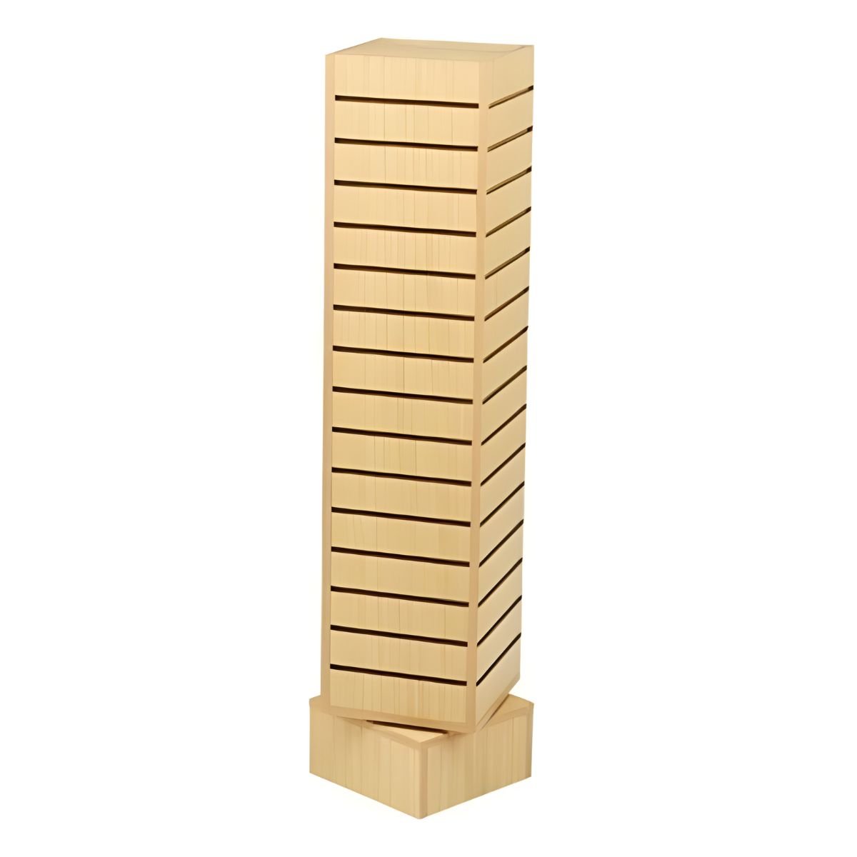 12″ Slatwall Rotating Display Maple – Wholesale Store Fixture & Fine ...