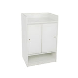 CASH REGISTER STAND W/GLASS WHITE 24"(L) x 18"(W) x 38"(H)