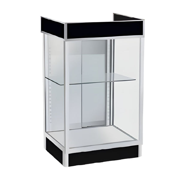 SILVER CASH REGISTER STAND 24