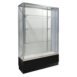 SILVER EXTRA VISION WALL CASE 48"L x 20"D x 72"H