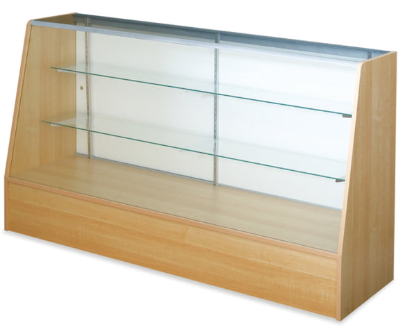 TRAPEZOID FULL VISION SHOWCASE MAPLE 48