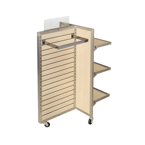 T-SIDED SLATWALL MERCHANDISER