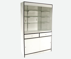 HALFVIEW WALLCASE WHITE (w/Blk Trim)