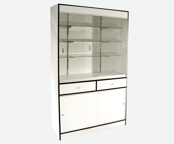 HALFVIEW WALLCASE WHITE (w/Blk Trim)