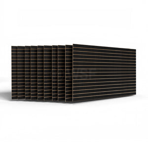 Slatwall Panels 4’H x 8’L Black