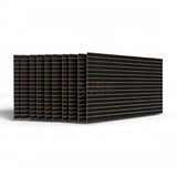 Slatwall Panels 4’H x 8’L Black
