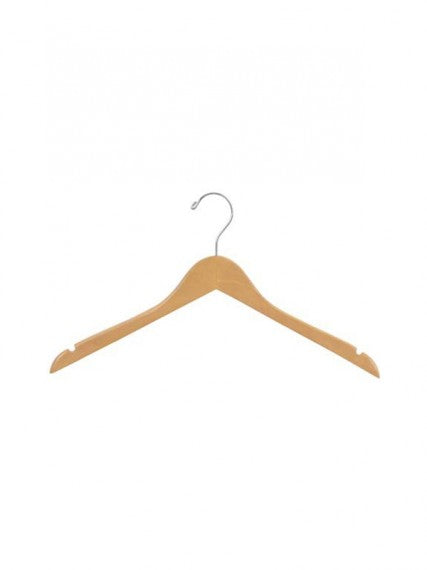 17″ WOOD HANGER- SUPER