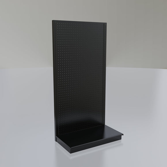 Lozier Gondola Wall Display Starter, Black 36W 72H 22D