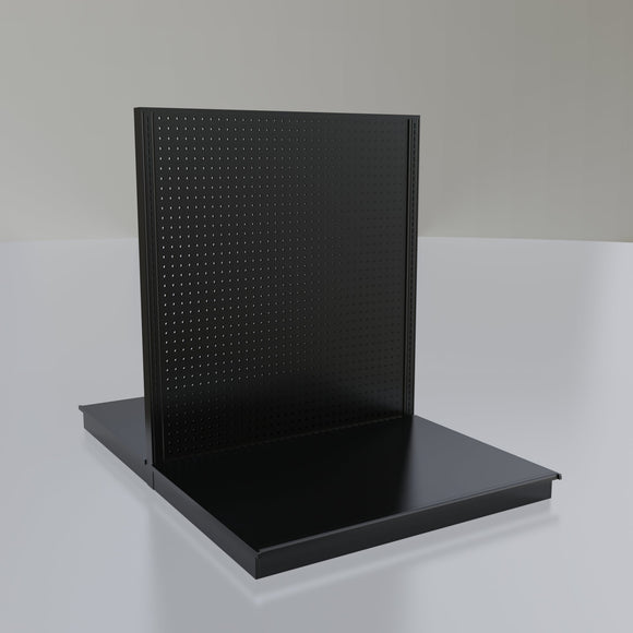 Lozier Shelving Double-Sided Starter Unit, Black 48W 54H 47D
