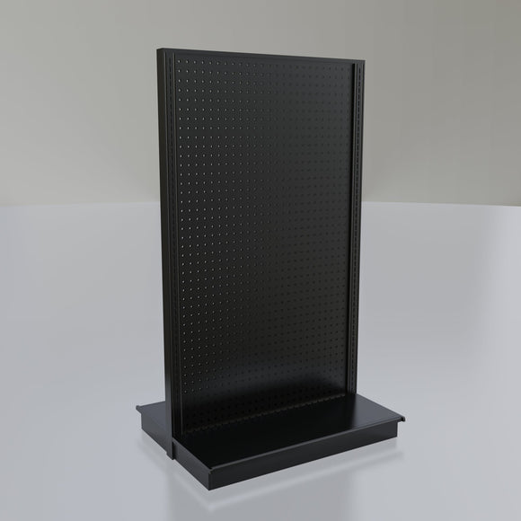 Lozier Gondola Island Display Starter, Black 36W 60H 13D
