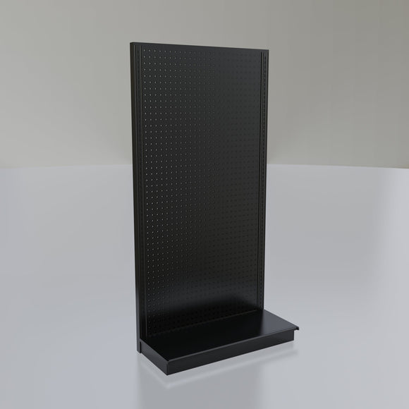 Lozier Gondola Wall Display Starter, Black 36W 72H 16D