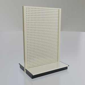 Lozier Gondola Island Display Starter, platinum 36W 54H 13D