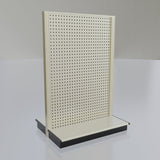 Lozier Gondola Island Display Starter, platinum 36W 54H 13D