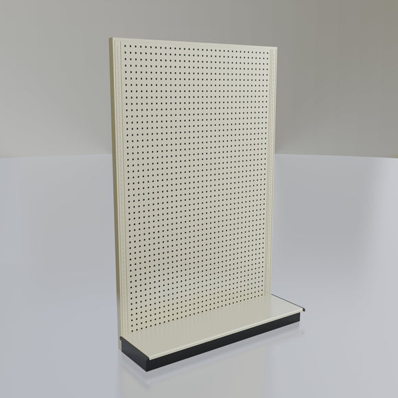 Lozier Gondola Wall Display Starter, platinum 48W 72H 13D
