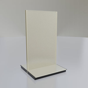 Lozier Gondola Island Display Starter, platinum 48W 84H 25D