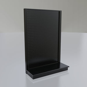 Lozier Gondola Wall Display Starter, Black 36W 54H 13D