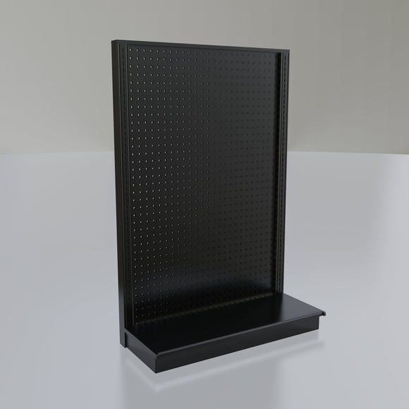 Lozier Gondola Wall Display Starter, Black 36W 54H 13D
