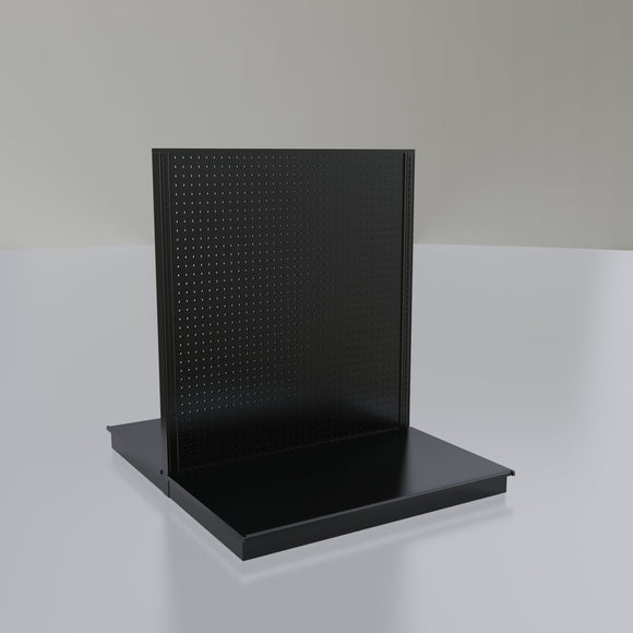 Lozier Shelving Double-Sided Starter Unit, Black 48W 54H 35D