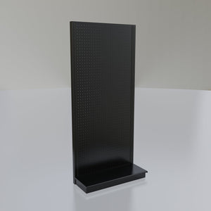 Lozier Gondola Wall Display Starter, Black 36W 84H 13D