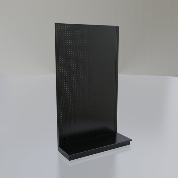 Lozier Gondola Wall Display Starter, Black 48W 84H 19D