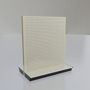 Lozier Gondola Island Display Starter, platinum 48W 54H 13D
