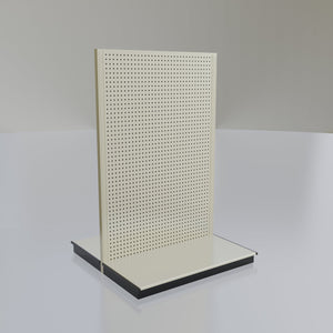 Lozier Gondola Island Display Starter, platinum 48W 72H 25D