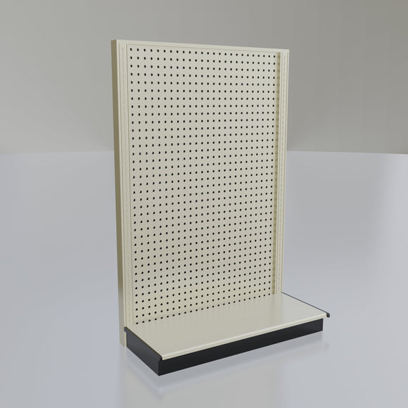 Lozier Gondola Wall Display Starter, platinum 36W 54H 16D