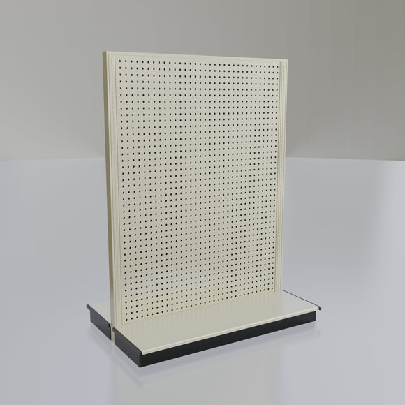 Lozier Gondola Island Display Starter, platinum 48W 60H 16D