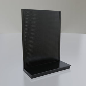 Lozier Gondola Wall Display Starter, Black 48W 60H 22D