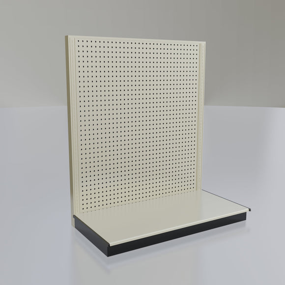 Lozier Gondola Wall Display Starter, platinum 48W 54H 25D