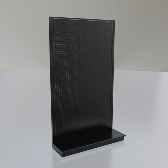 Lozier Gondola Wall Display Starter, Black 48W 84H 16D