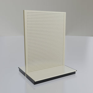 Lozier Gondola Island Display Starter, platinum 48W 60H 22D