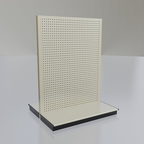 Lozier Gondola Island Display Starter, platinum 48W 60H 22D