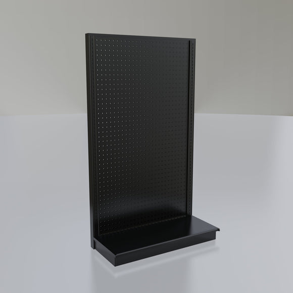 Lozier Gondola Wall Display Starter, Black 36W 60H 16D