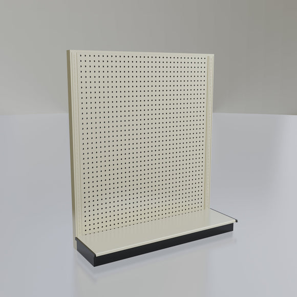 Lozier Gondola Wall Display Starter, platinum 48W 54H 13D