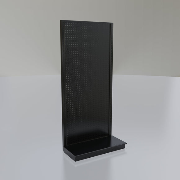 Lozier Gondola Wall Display Starter, Black 36W 84H 19D