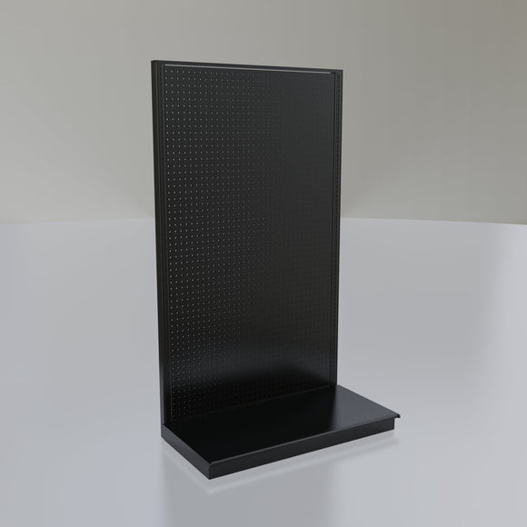 Lozier Gondola Wall Display Starter, Black 48W 84H 25D