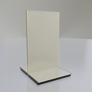 Lozier Shelving Double-Sided Starter Unit, platinum 48W 84H 35D