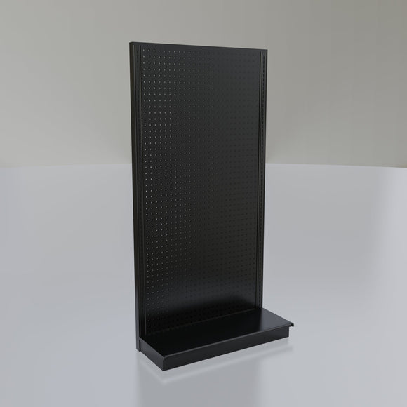 Lozier Gondola Wall Display Starter, Black 36W 72H 13D